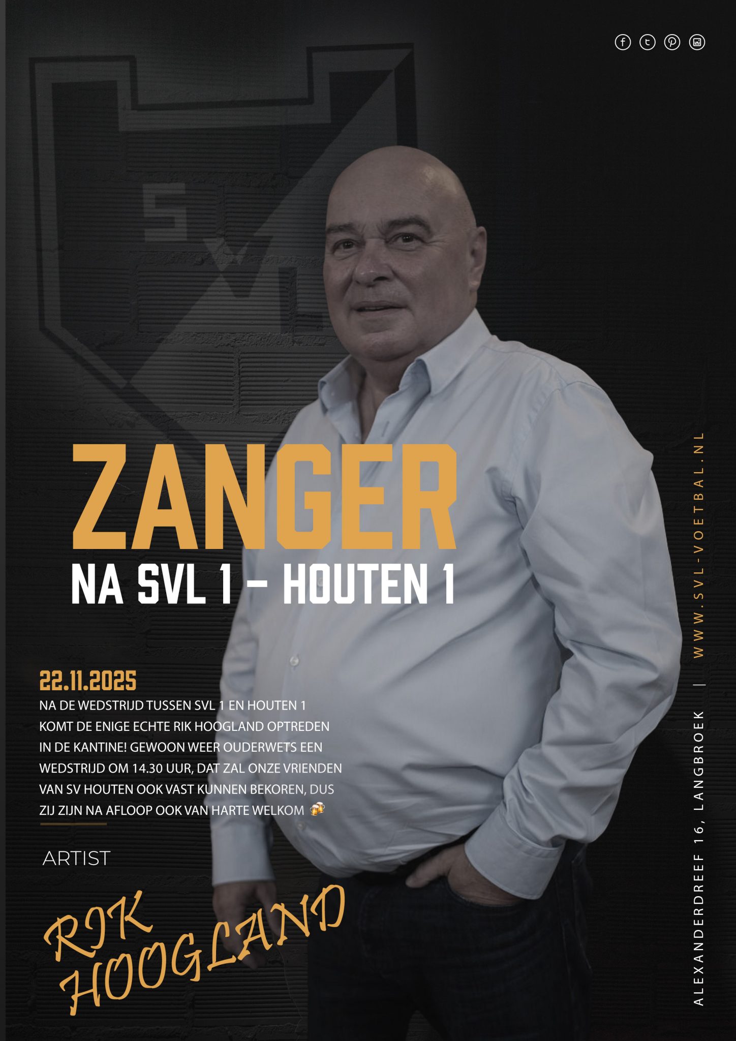 Zanger na SVL 1 - Houten 1